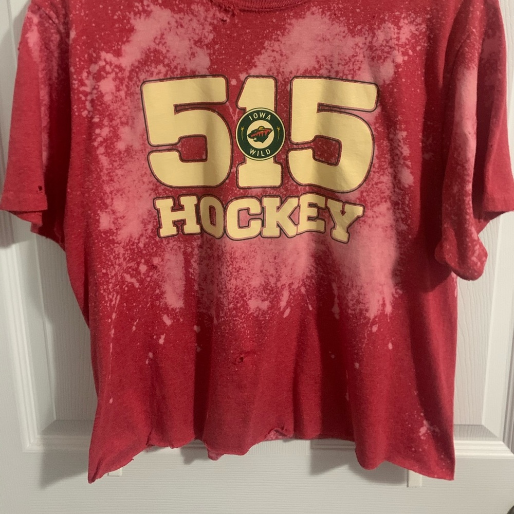 WILD Cropped/Distressed T-Shirt